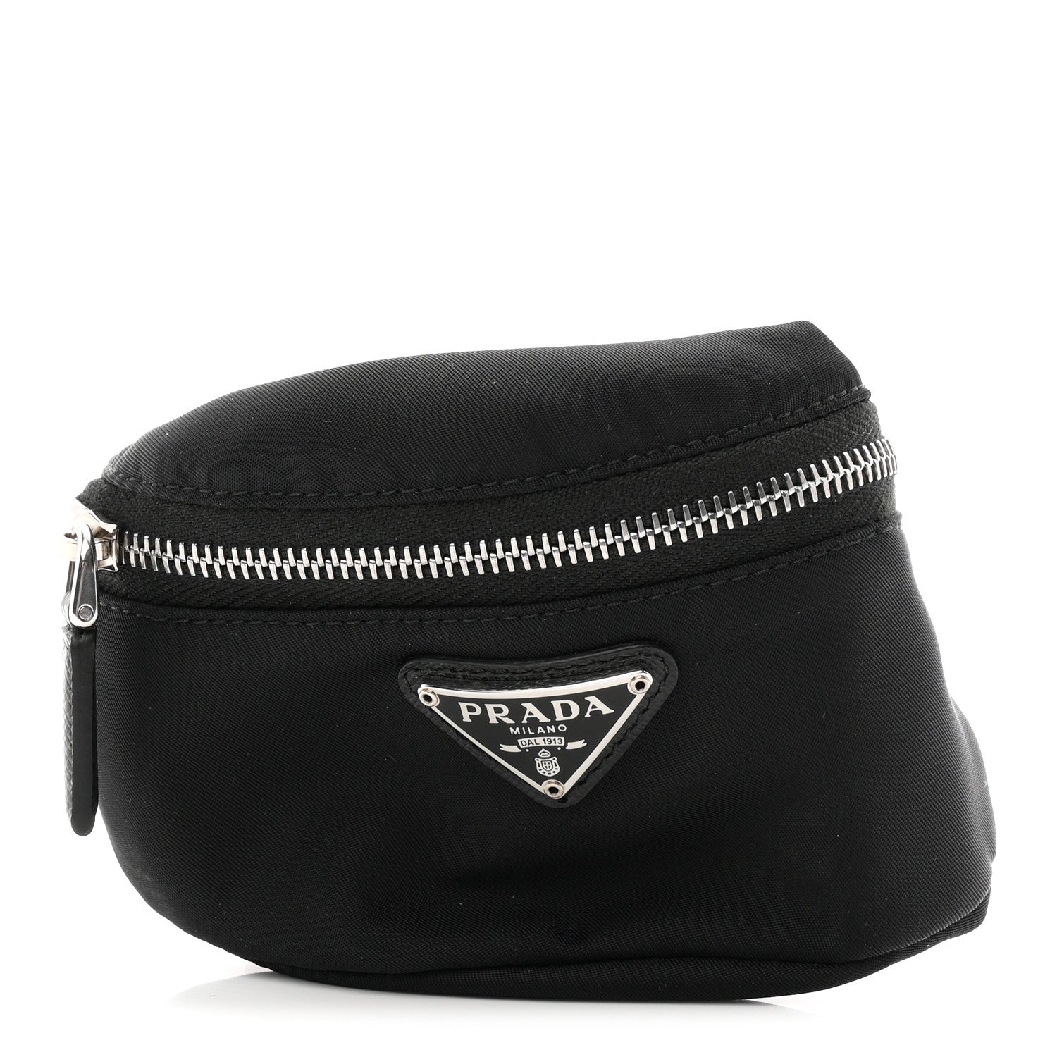 Prada Tessuto Nylon Wrist Pouch Black 1 of 9