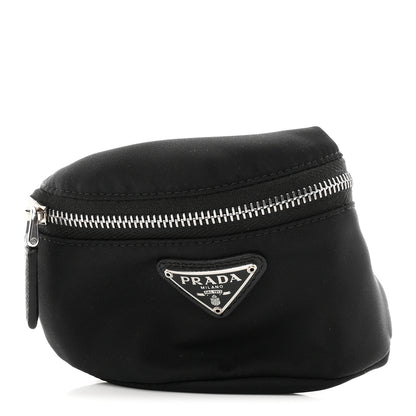 Prada Tessuto Nylon Wrist Pouch Black 1 of 9