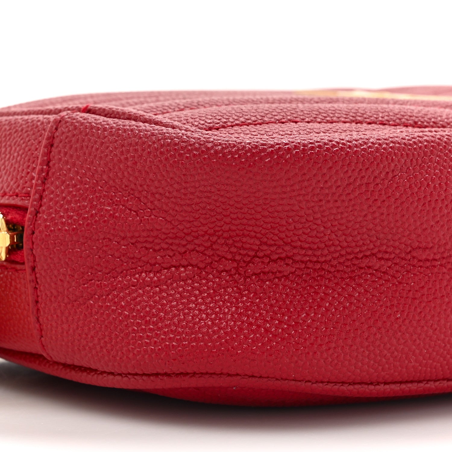 Saint Laurent Grain De Poudre Matelasse Monogram Mini Lou Camera Bag Eros Red 10 of 15