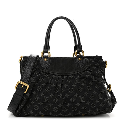 Louis Vuitton Denim Neo Cabby MM Black 1 of 14