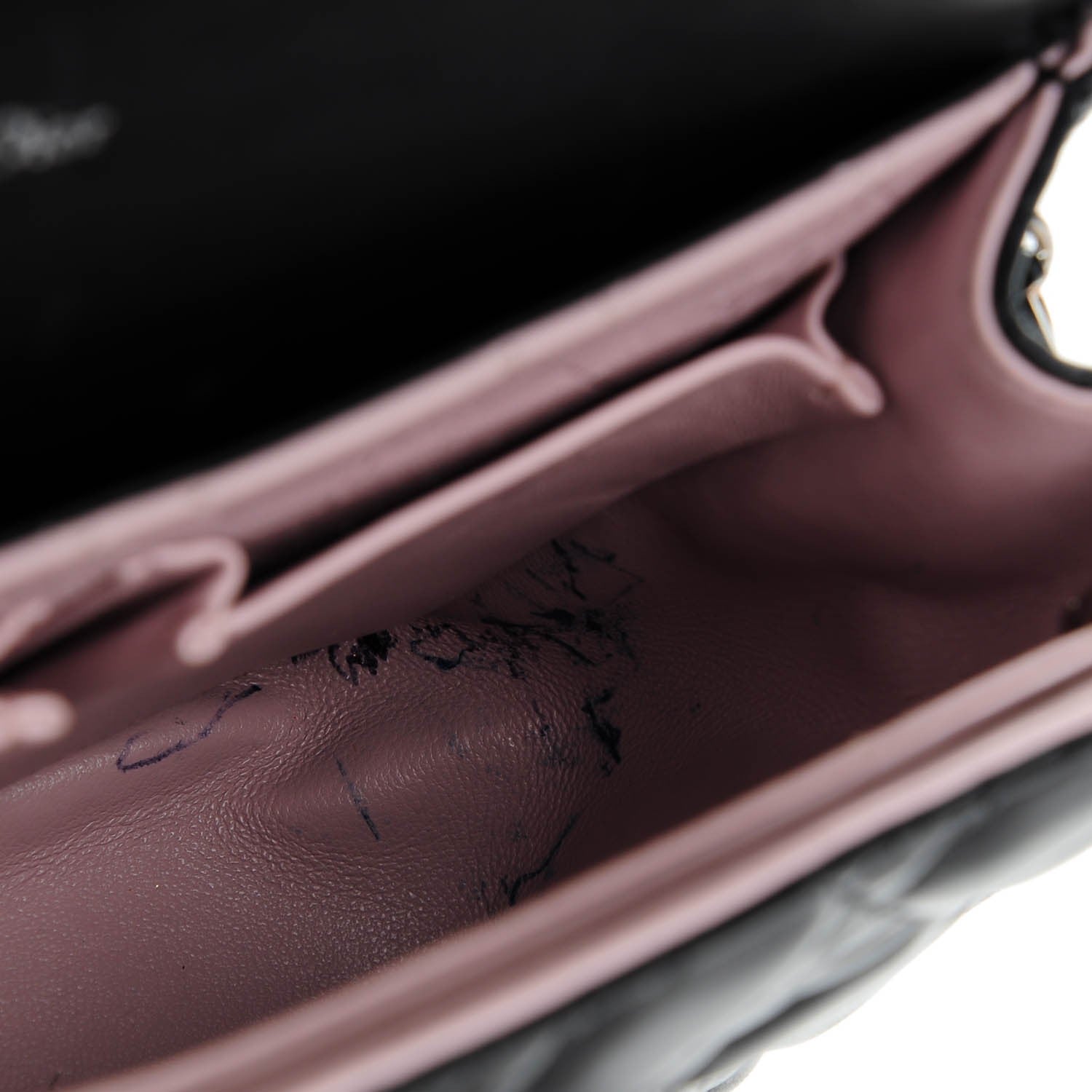 Christian Dior Lambskin Cannage Medium Miss Dior Flap Black 9 of 11