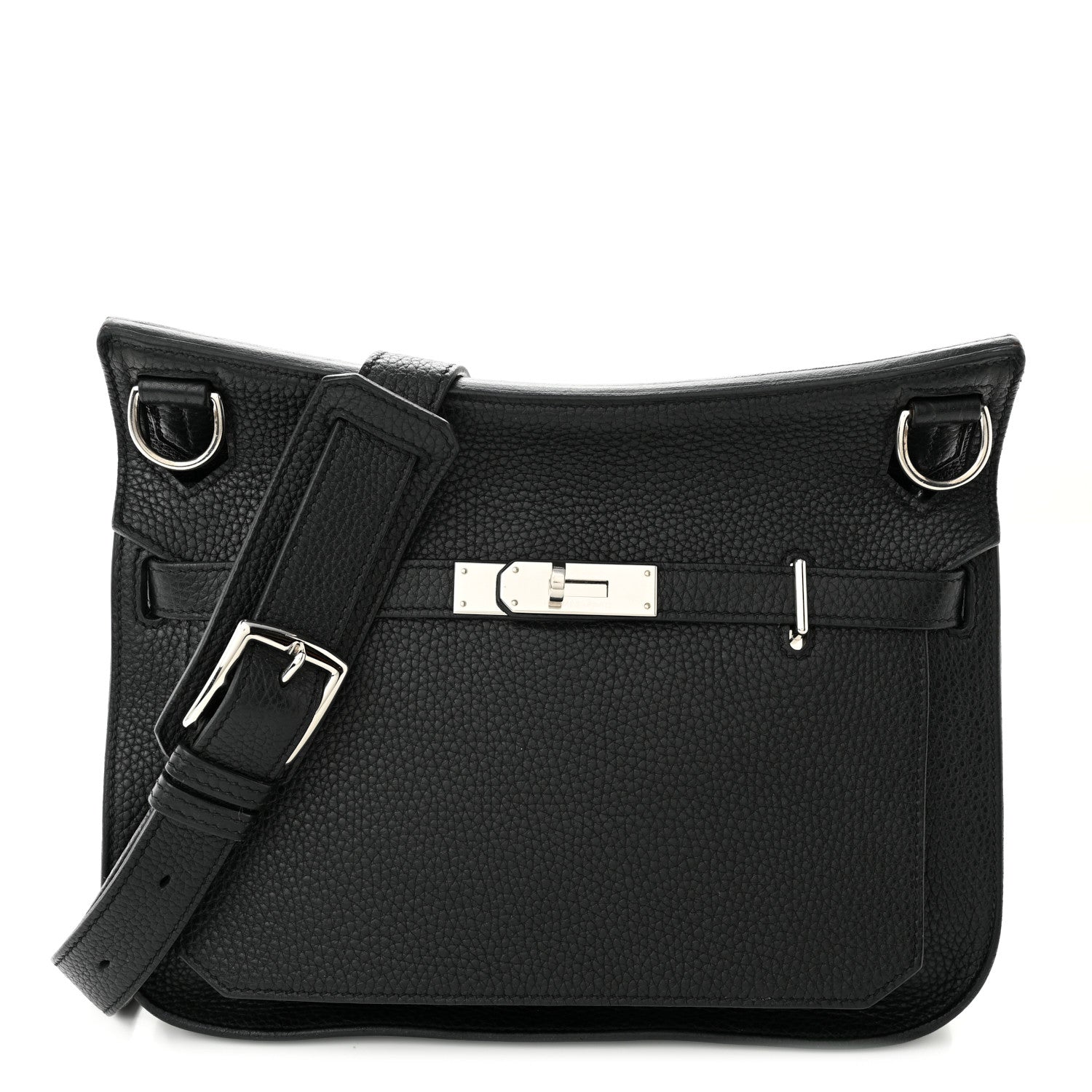 Hermes Taurillon Clemence Jypsiere 28 Black 1 of 11