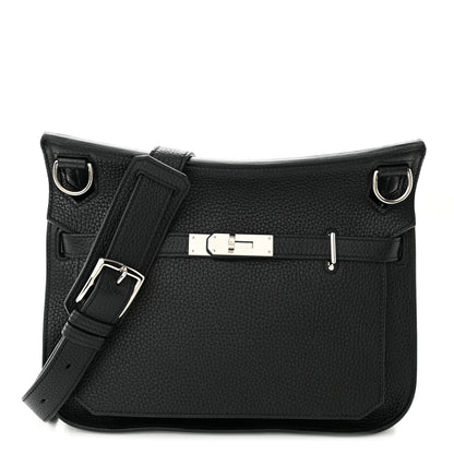 Hermes Taurillon Clemence Jypsiere 28 Black 1 of 11