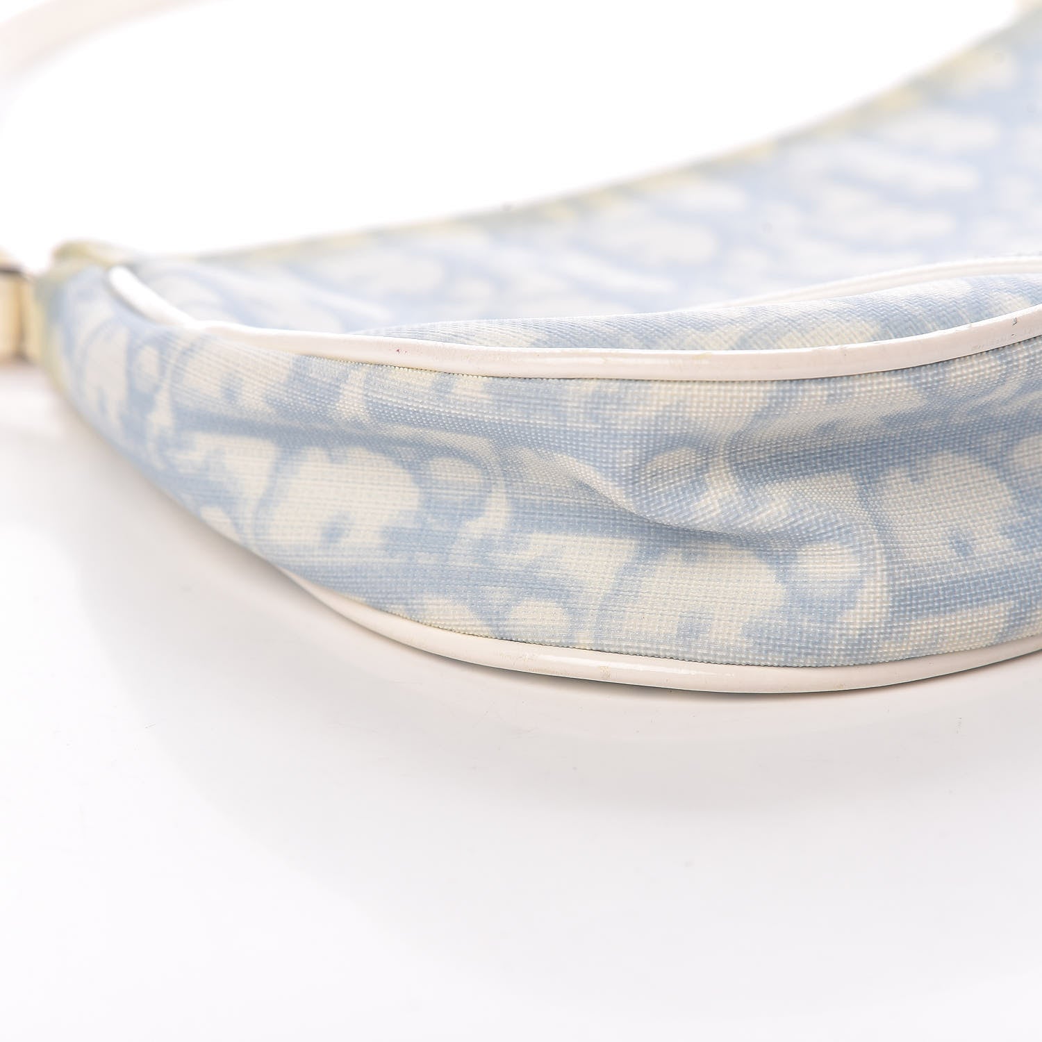 Christian Dior Monogram Mini Saddle Pochette Blue 9 of 13