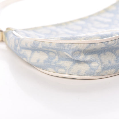 Christian Dior Monogram Mini Saddle Pochette Blue 9 of 13