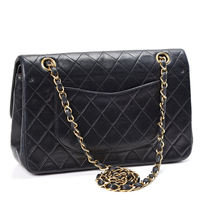 Chanel Lambskin Quilted Medium Double Flap Black 2 of 13