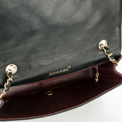 Chanel Lambskin Quilted Medium Single Flap Black 5 of 6