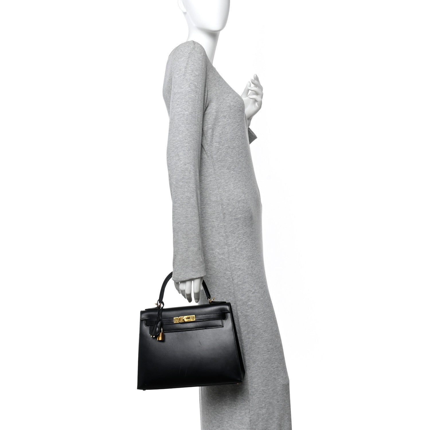 Hermes Box Kelly Sellier 28 Black 2 of 13