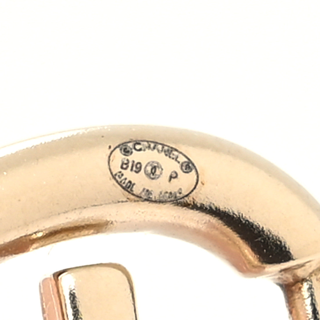 Chanel Baguette Crystal High Society CC Drop Earrings Gold 4 of 4