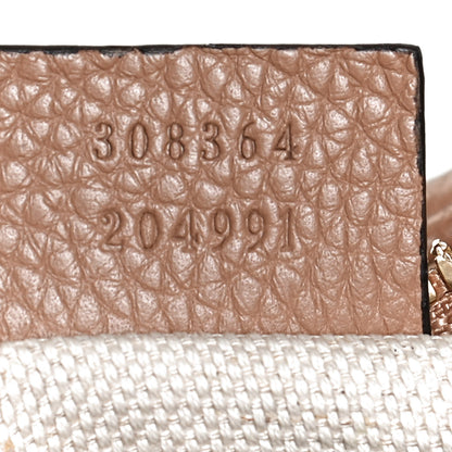 Gucci Pebbled Calfskin Small Soho Disco Bag Camelia 6 of 12