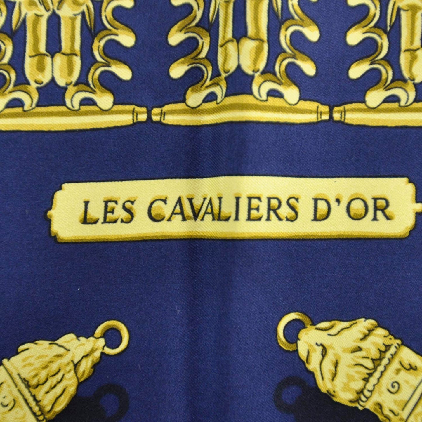 Silk Les Cavaliers D Or Scarf 90