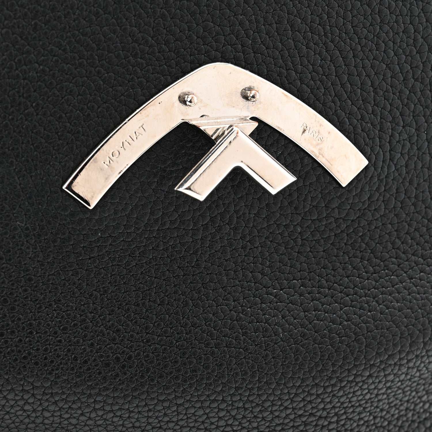 Moynat Taurillon Gabby MM Black 7 of 10