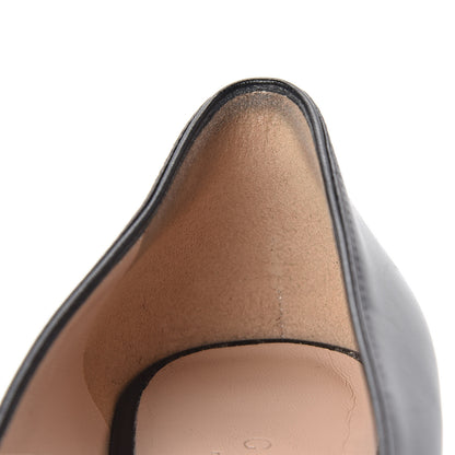 Gucci Malaga Kid GG Marmont Fringe 50mm Loafer Pumps 36 Black 11 of 12