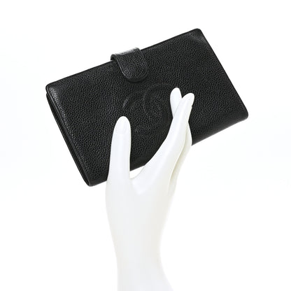 Chanel Caviar Timeless CC French Wallet Black 2 of 8