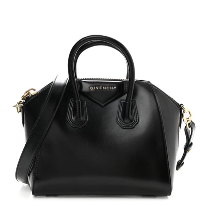 Givenchy Shiny Lord Calfskin Mini Antigona Black 1 of 11