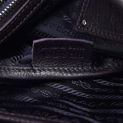 Prada Vitello Daino Tote Purple 8 of 11