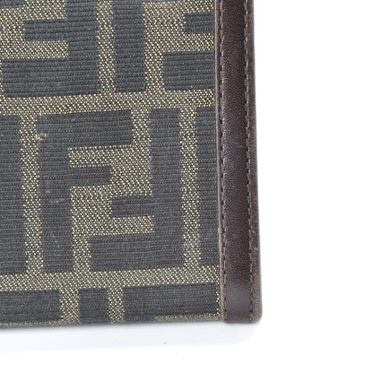 Fendi Zucca Continental Wallet Tobacco 14 of 14