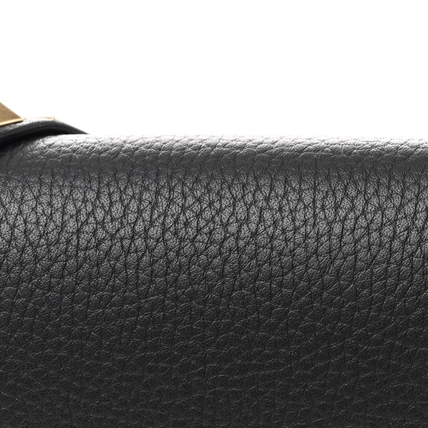 Valentino Garavani Pebbled Calfskin Medium Rockstud Flip Lock Crossbody Bag Black 7 of 9