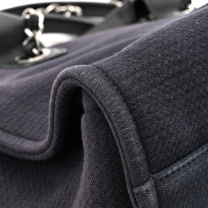 Chanel Mixed Fibers Medium Deauville Tote Black 15 of 17