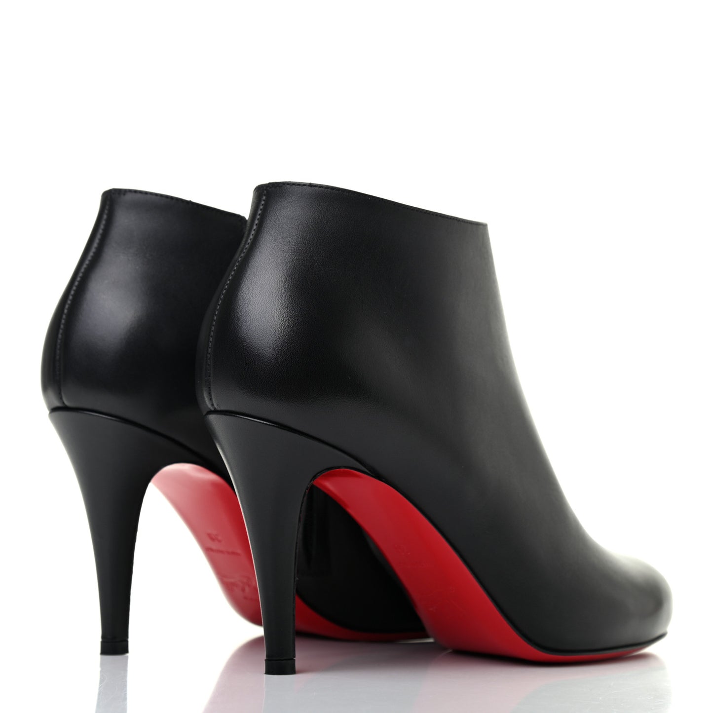 Calfskin Belle 85 Ankle Boots 38 Black