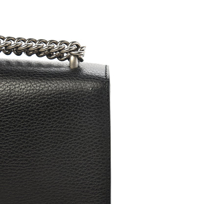 Gucci Pebbled Calfskin Small Dionysus Shoulder Bag Black 8 of 14
