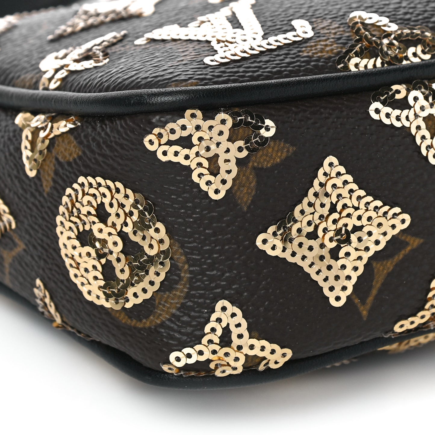 Monogram Sequins Eclipse Pochette Gold