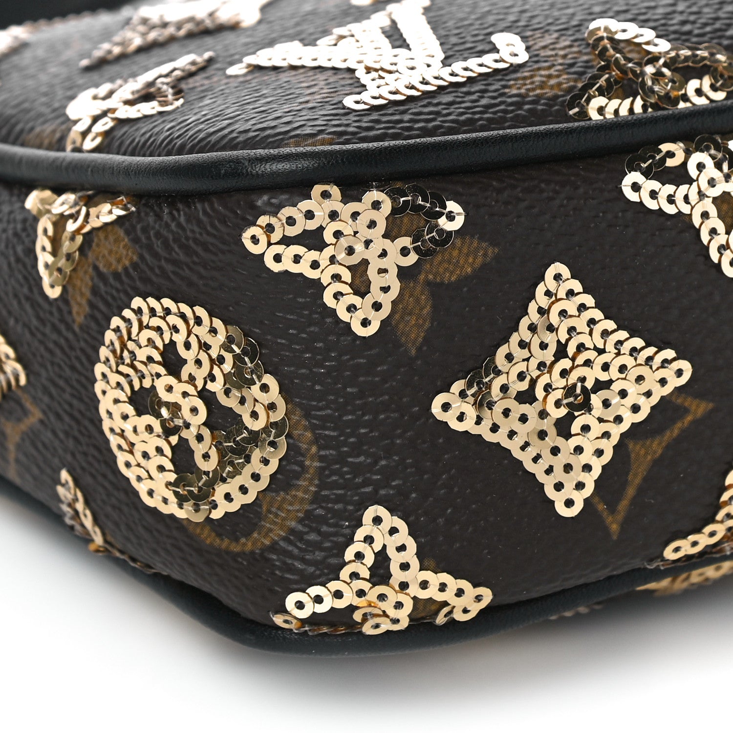 Louis Vuitton Monogram Sequins Eclipse Pochette Gold 8 of 9
