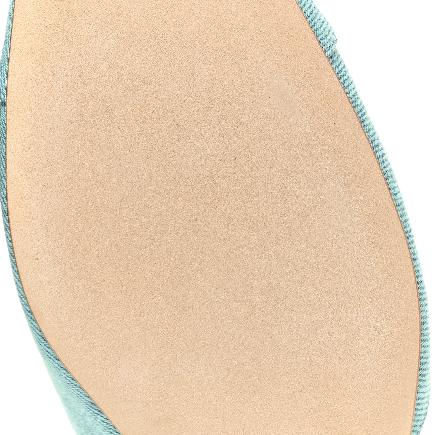 Chanel Denim Cap Toe CC Slingback Flats 39 Blue 7 of 11