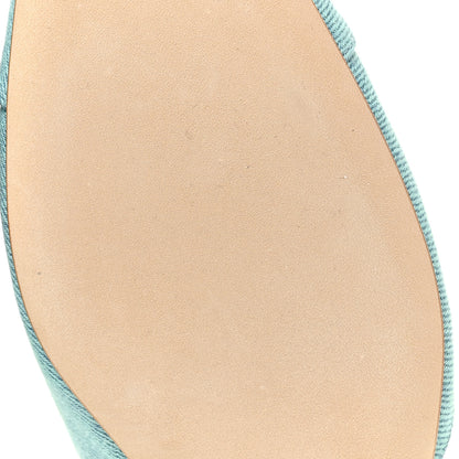 Chanel Denim Cap Toe CC Slingback Flats 39 Blue 7 of 11
