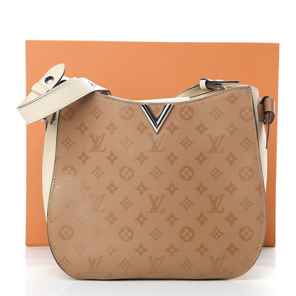 Louis Vuitton Cuir Plume Cuir Ecume Very Hobo Sesame Creme 11 of 11