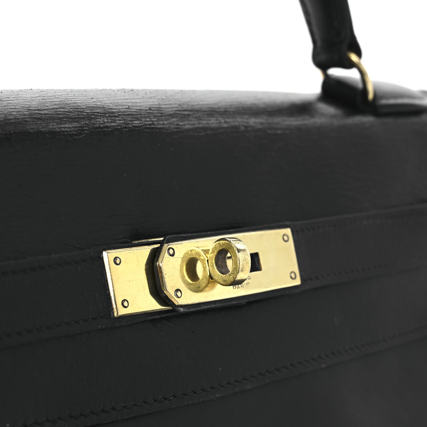 Hermes Box Kelly Retourne 28 Black 16 of 16