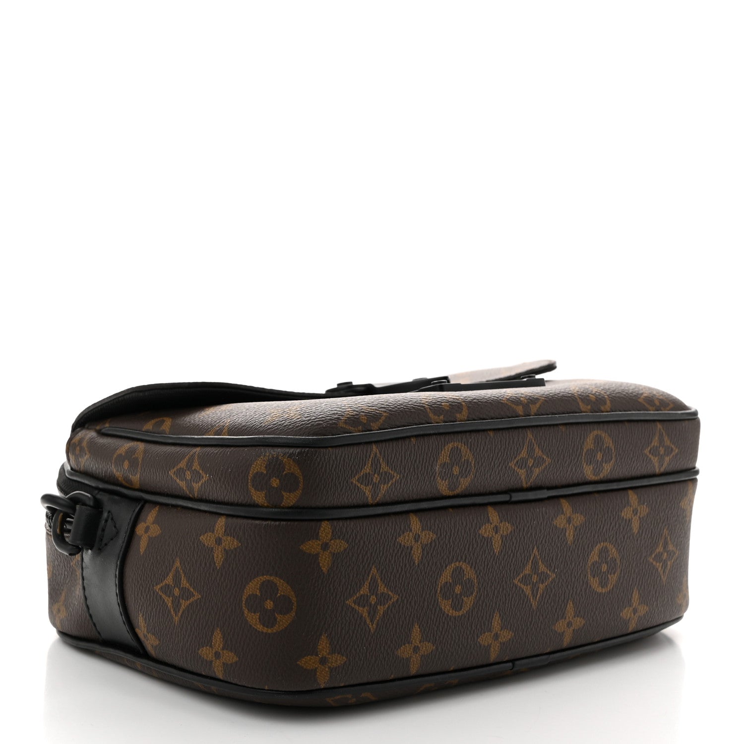 Louis Vuitton Monogram Macassar S Lock Messenger 4 of 12