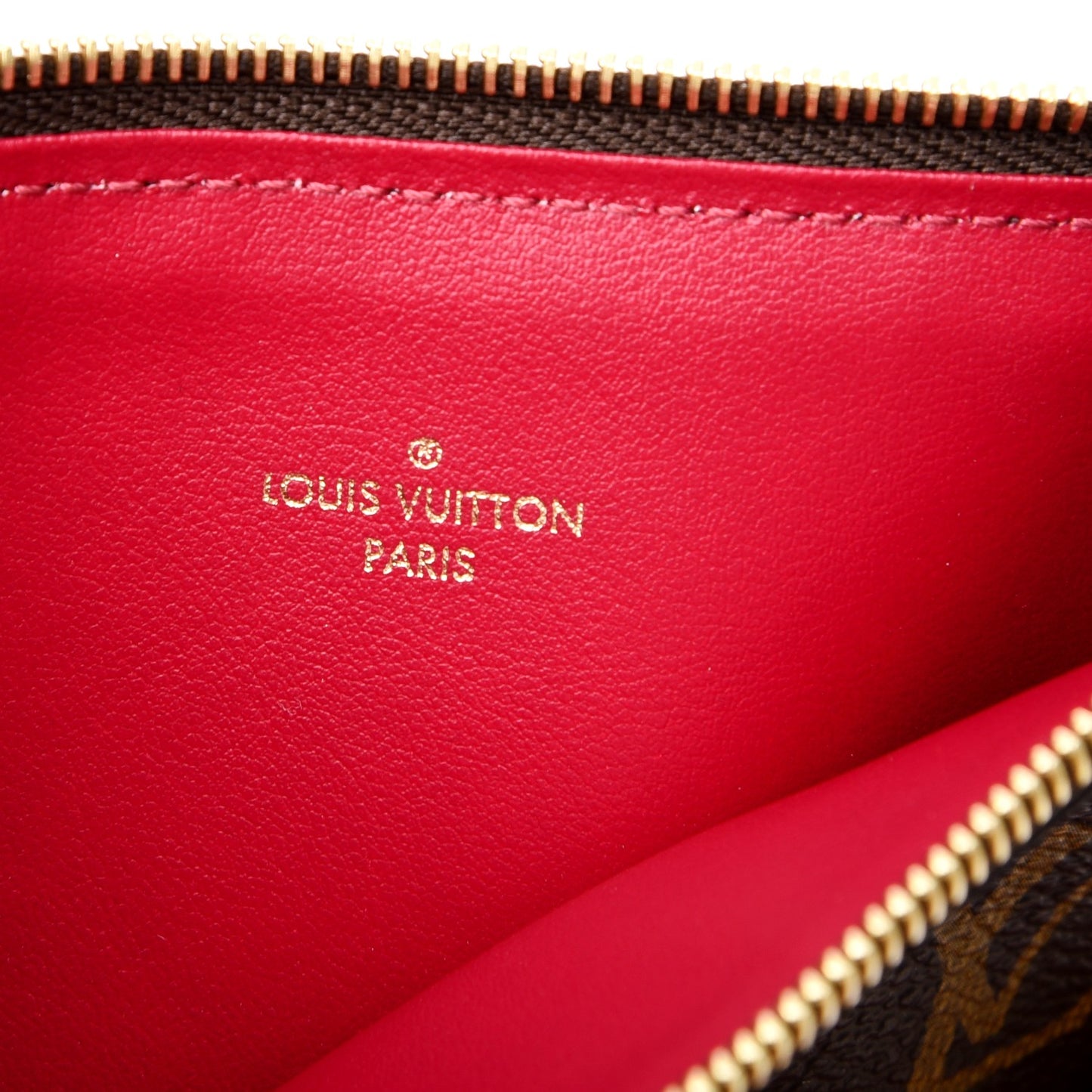 Monogram Felicie Chain Wallet Zippered Insert