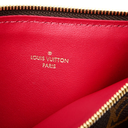 Louis Vuitton Monogram Felicie Chain Wallet Zippered Insert 5 of 6