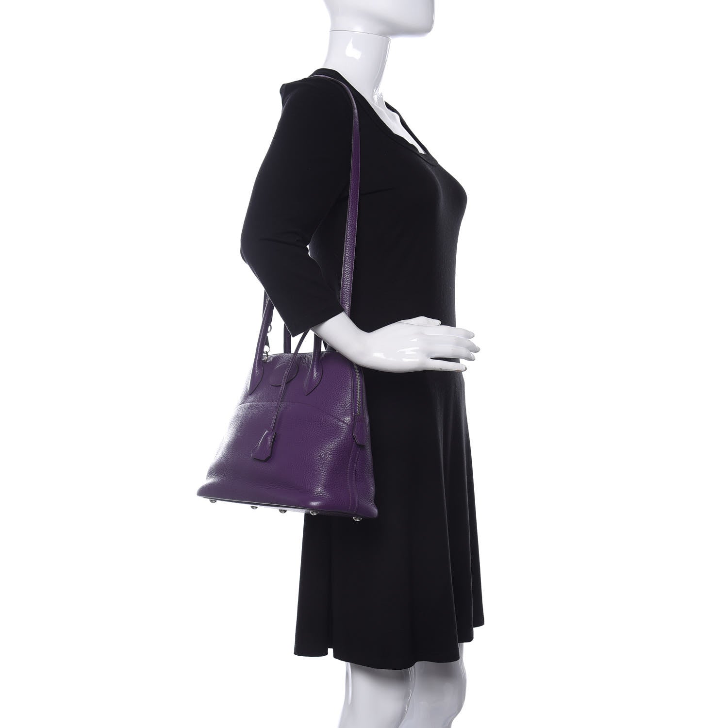 Hermes Taurillon Clemence Bolide 31 Ultraviolet 2 of 12