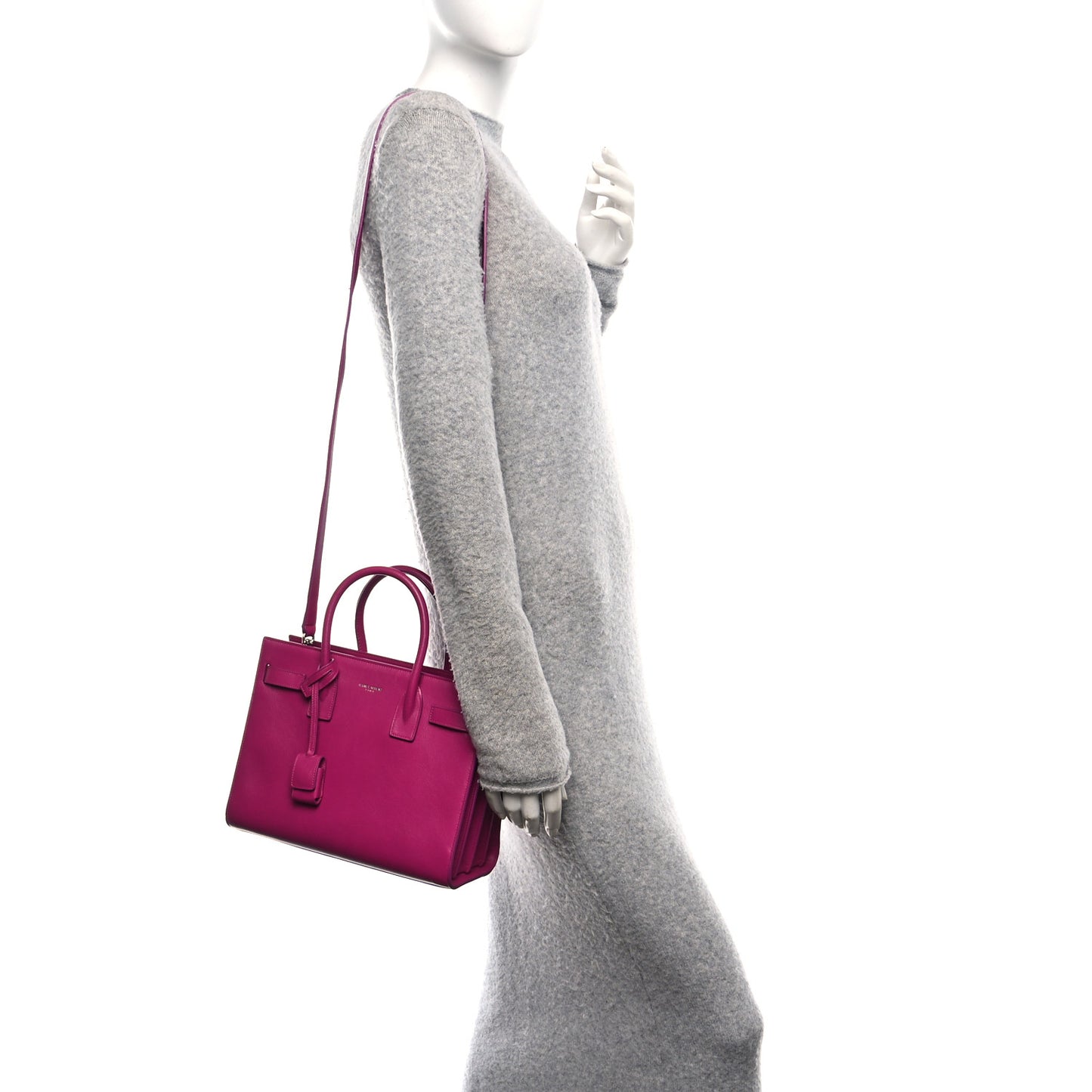 Calfskin Baby Sac De Jour Fuchsia