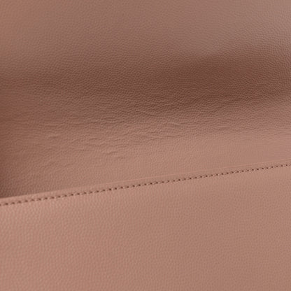 Saint Laurent Calfskin Classic Monogram Cassandre Clutch Blush 10 of 10