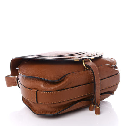 Chloe Calfskin Medium Marcie Round Crossbody Bag Tan 3 of 8