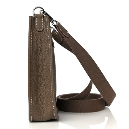 Hermes Taurillon Clemence Evelyne TPM Etoupe 10 of 12