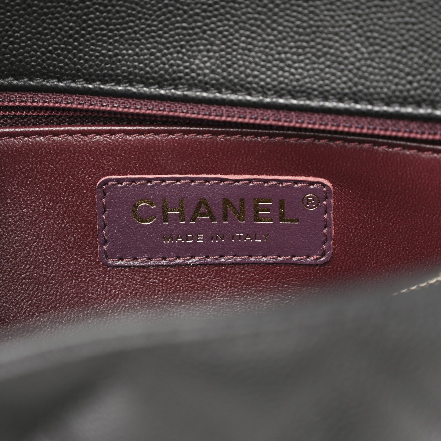 Caviar Quilted Medium Coco Handle Flap Black