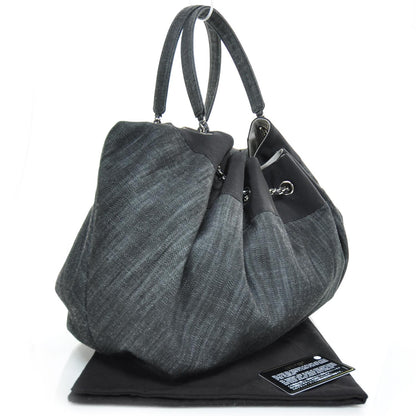 Chanel Denim Stretch Spirit Cabas Tote 2 of 10