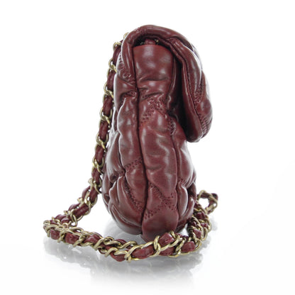 Chanel Lambskin Mini Bubble Quilt Flap Bordeaux 4 of 9
