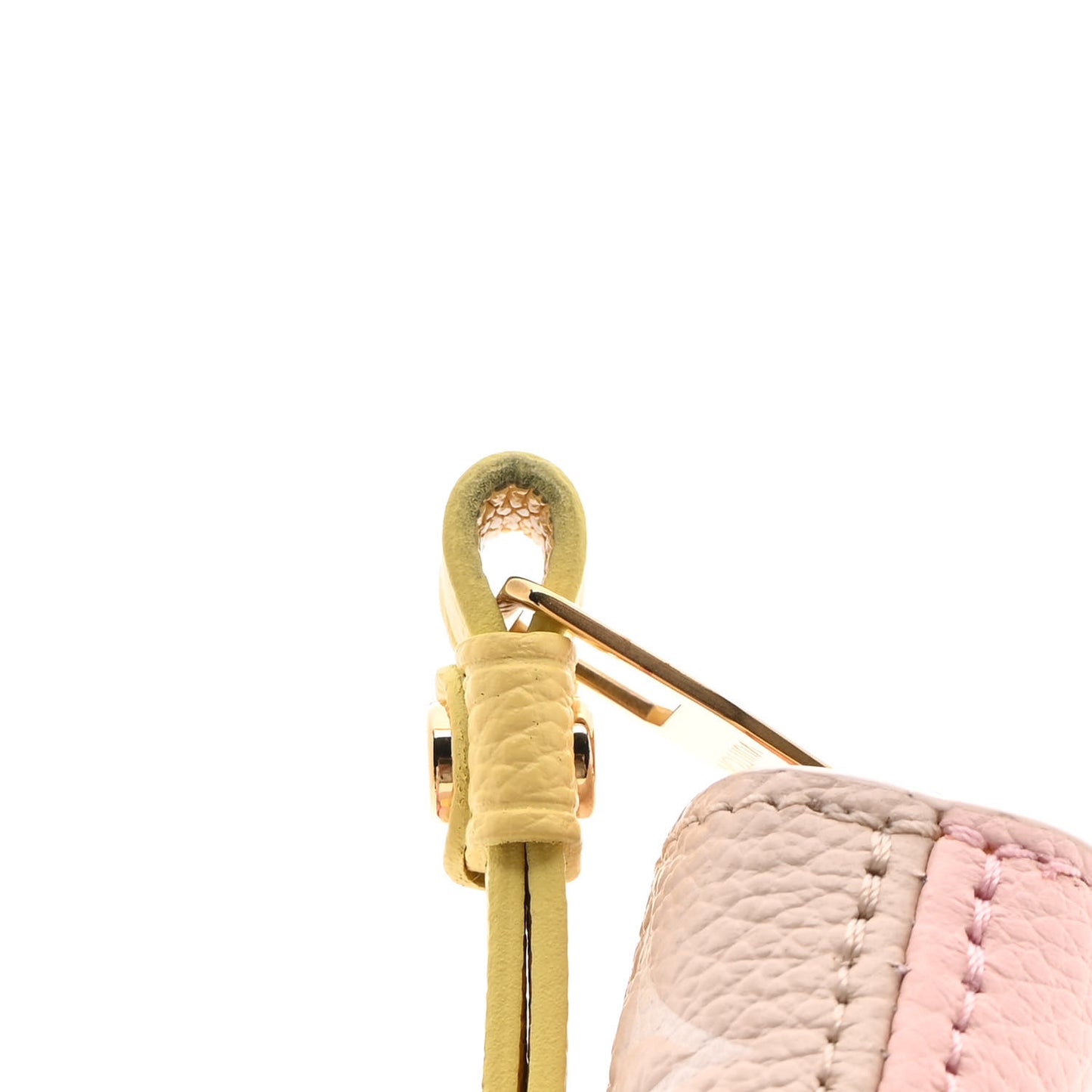 LOUIS VUITTON Empreinte Monogram Spring in the City Zippy Wallet Pink Beige Yellow