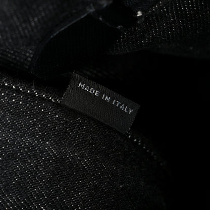 Prada Denim Canapa Logo Tote Black 8 of 12