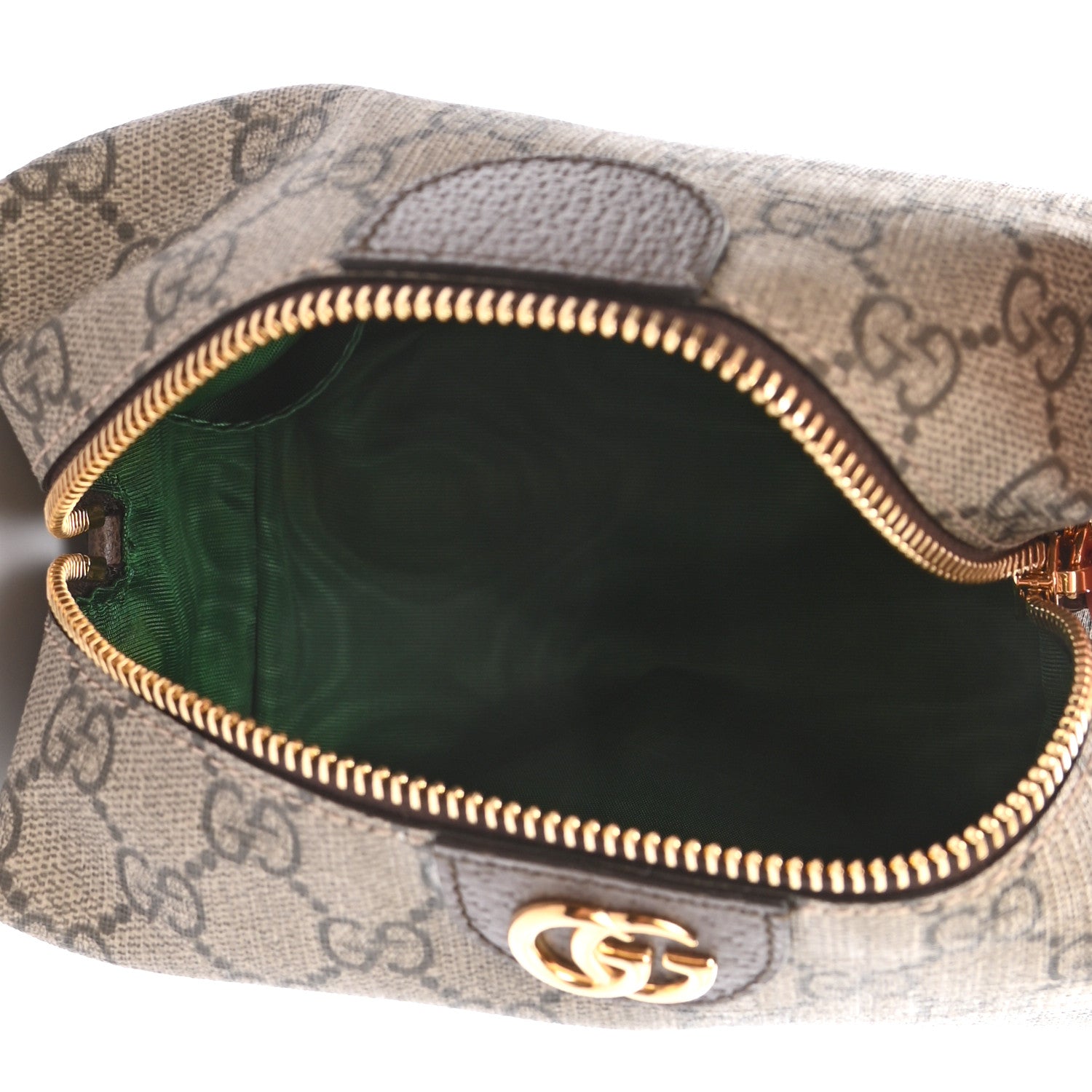 Gucci Soft GG Supreme Monogram Calfskin Medium Ophidia Cosmetic Case Beige Ebony New Acero 5 of 8