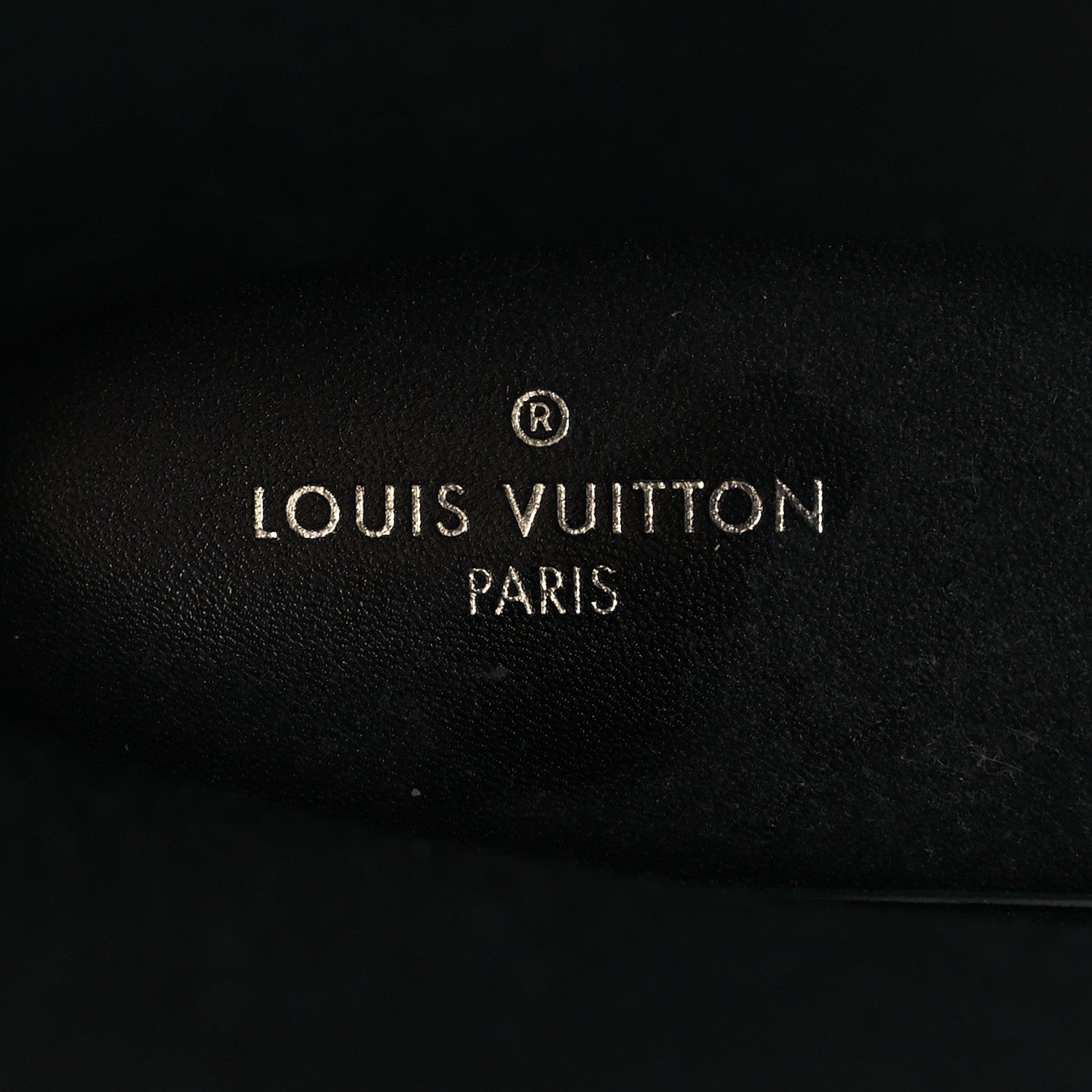 Louis Vuitton Rubber Embossed Monogram Drops Flat Half Boots 38 Black 8 of 9