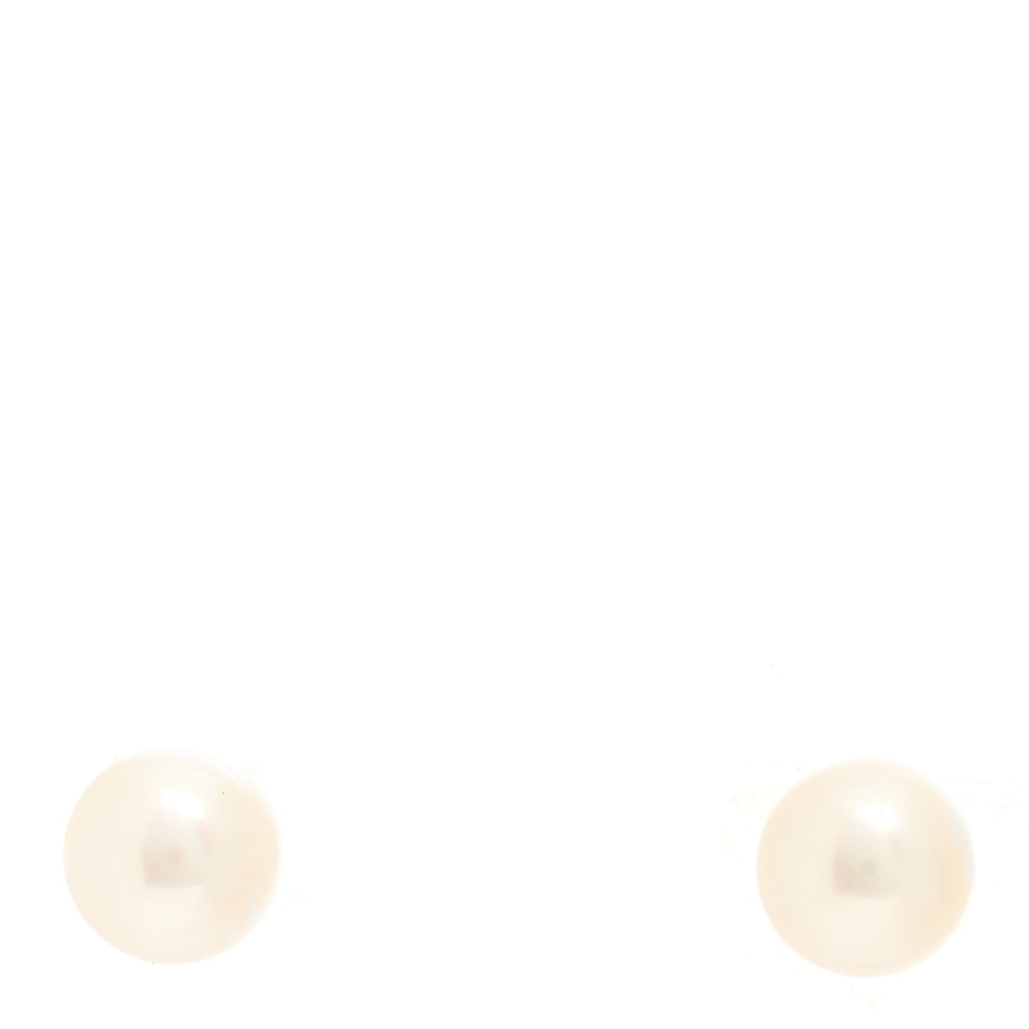 18K Yellow Gold Akoya Cultured Pearl 6-6.5mm Earrings