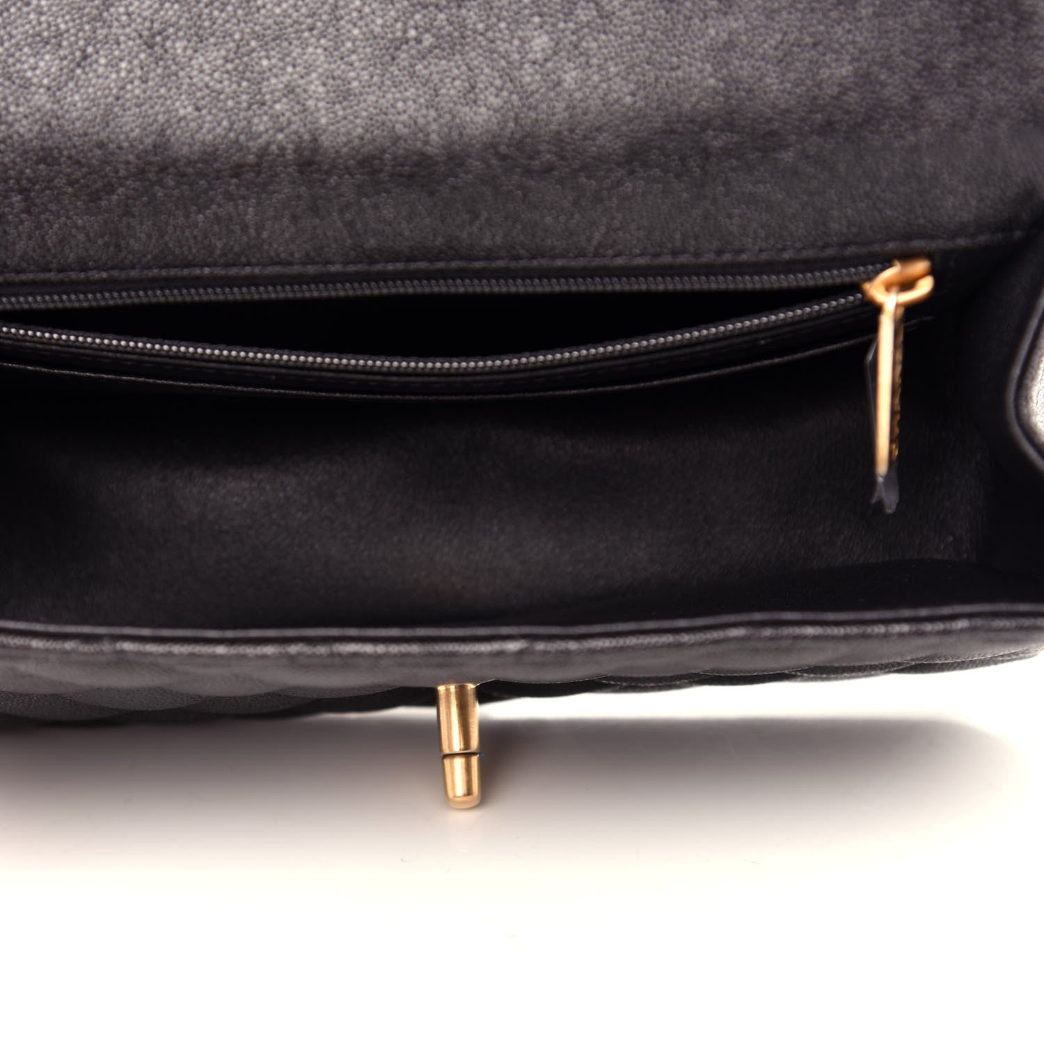 Chanel Caviar Quilted Mini Top Handle Rectangular Flap Black 5 of 10
