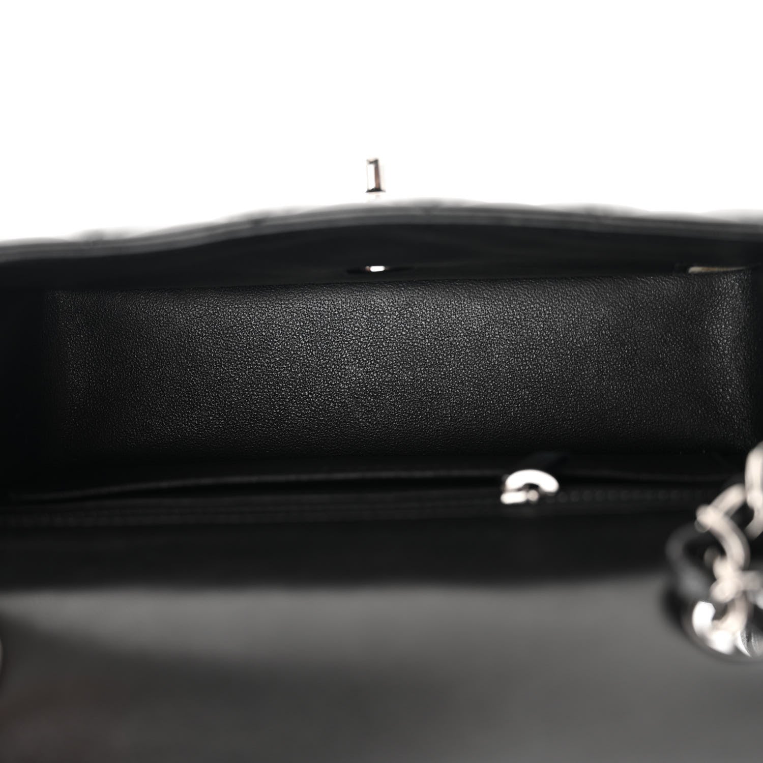 Chanel Lambskin Quilted Mini Rectangular Flap Black 5 of 11