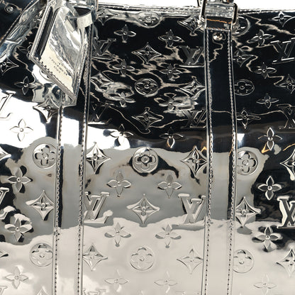 Louis Vuitton Monogram Mirror Keepall Bandouliere 45 Silver 6 of 8